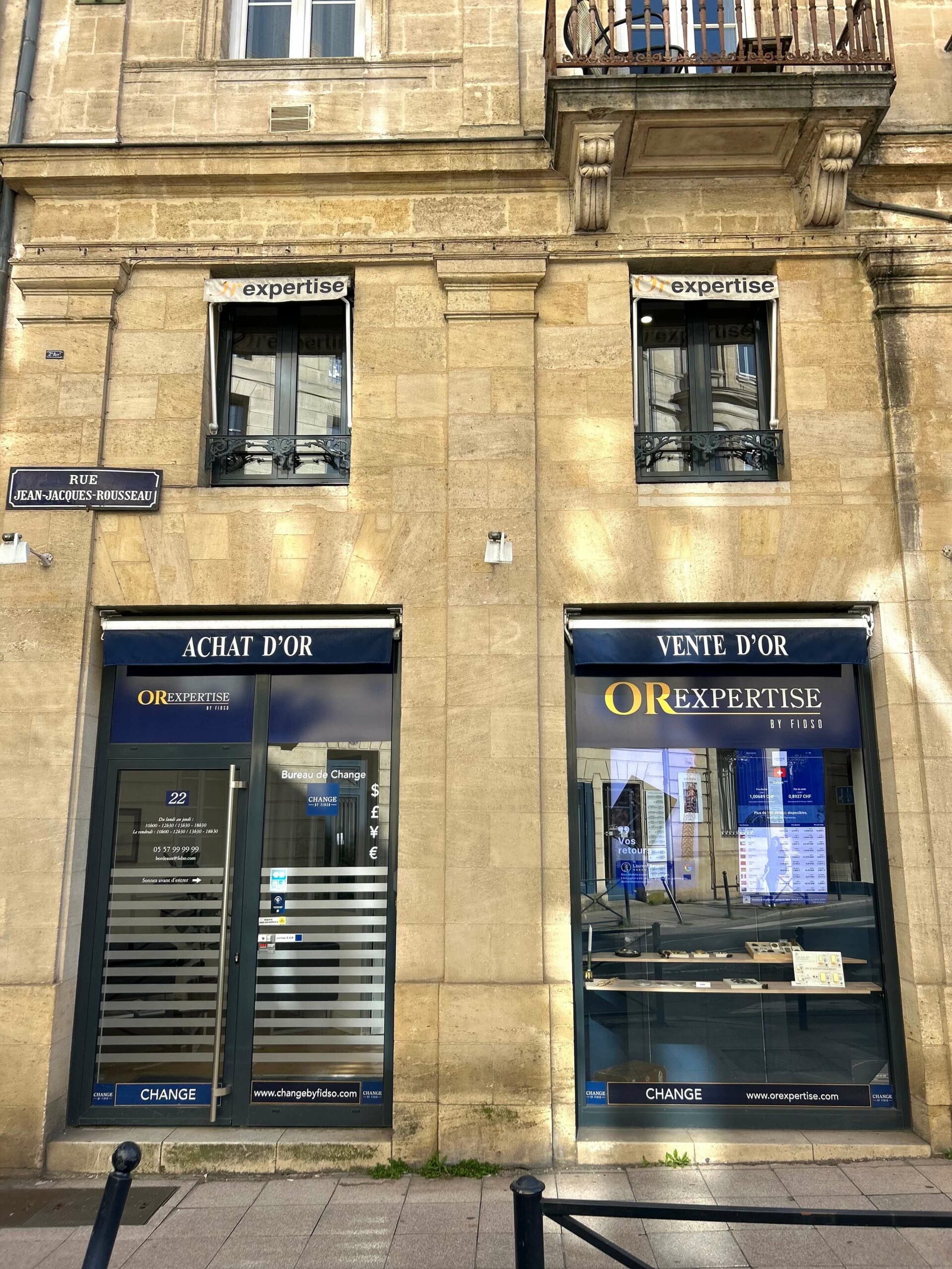 bureau change bordeaux rousseau ext