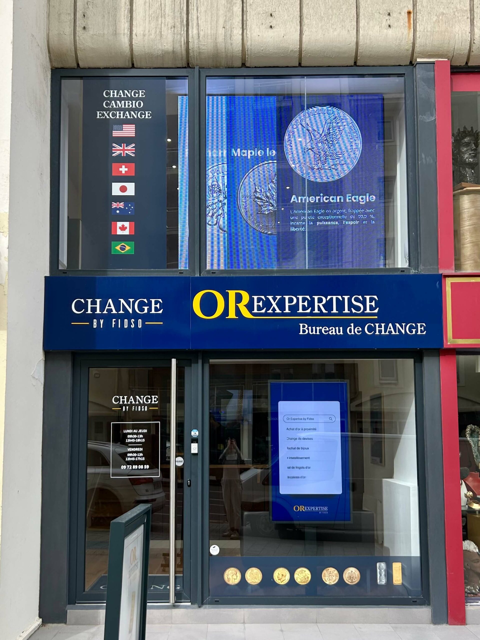 bureau change devises biarritz ext