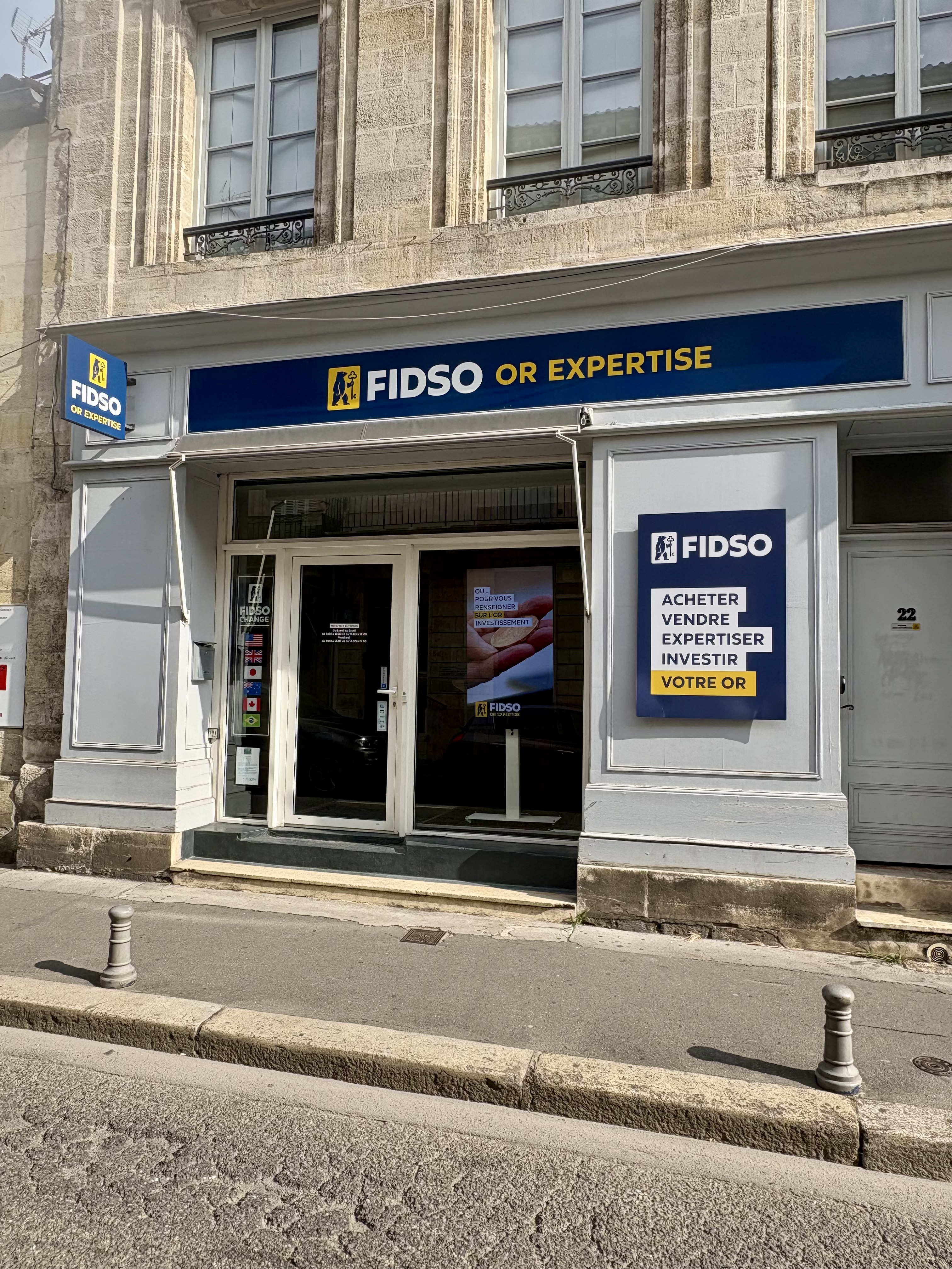 façade de l'agence de fidso libourne