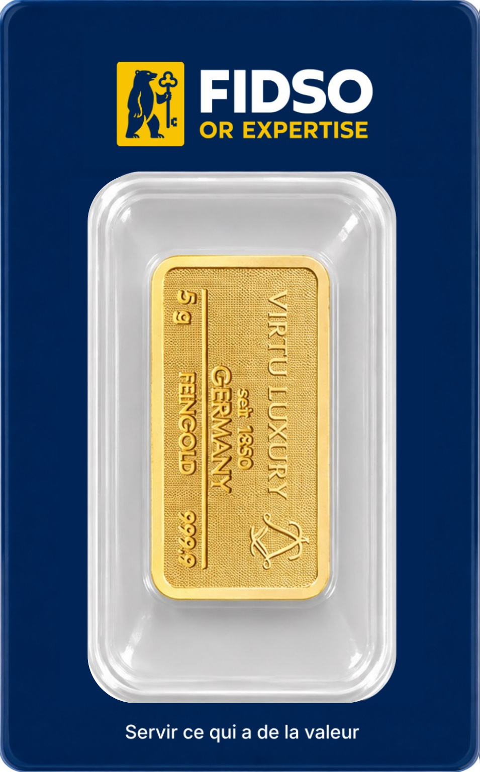 Lingotin 5 grammes Fidso