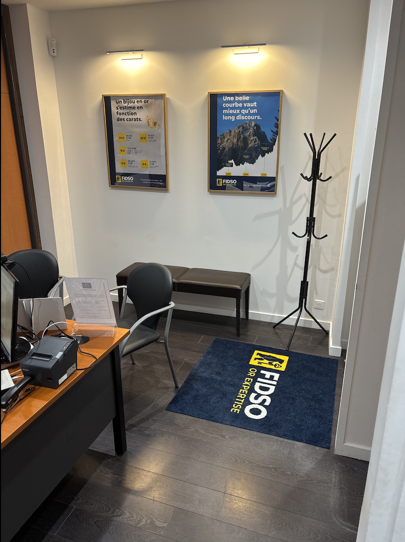 Interieur agence fidso Libourne