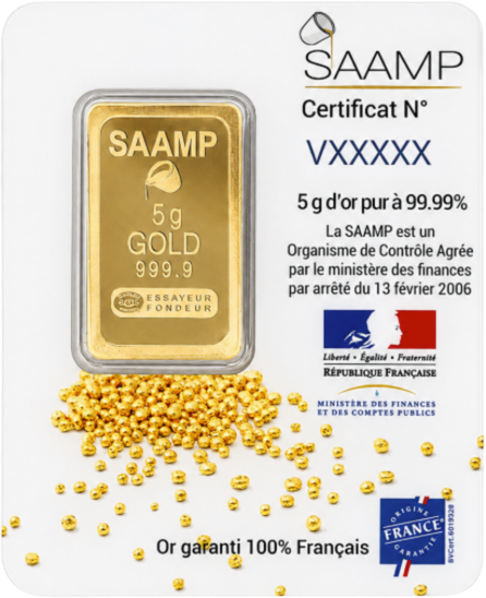 Lingotin 5 g SAAMP