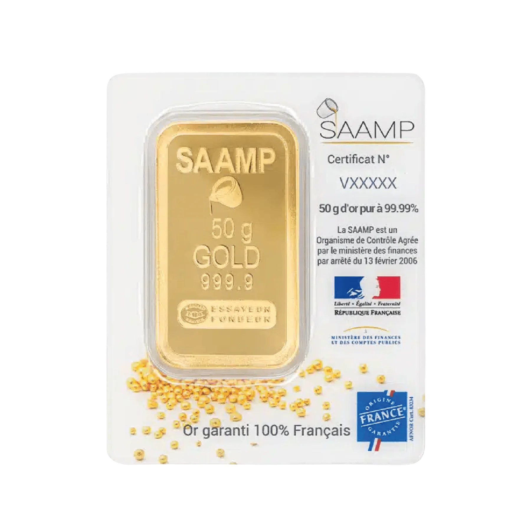 Lingotin 50 g SAAMP