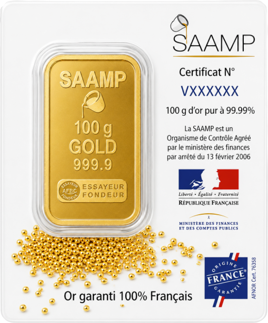 Lingotin 100 g SAAMP
