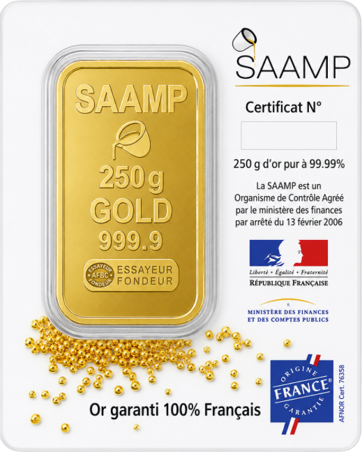 Lingotin 250 g SAAMP