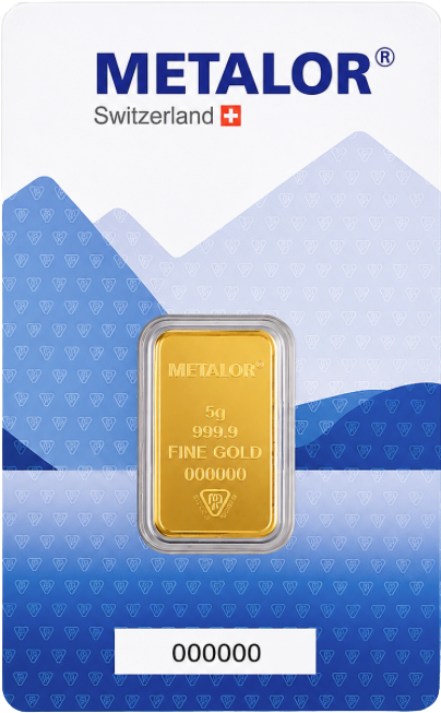 Lingotin 5 g Metalor