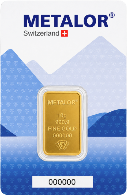 Lingotin 10 g Metalor