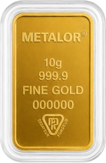 Lingotin 10 g Metalor