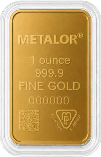 Lingotin 1 once Metalor