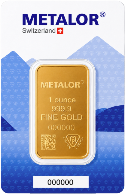 Lingotin 1 once Metalor