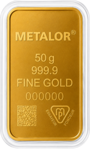 Lingotin 50 g Metalor