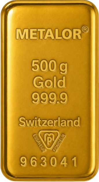 Lingotin 500 g Metalor