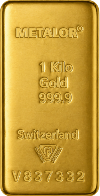 Lingot 1 kg Metalor