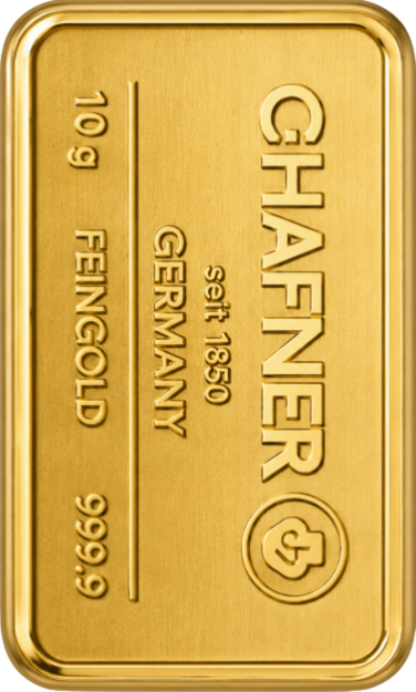 Lingotin 10 g Hafner
