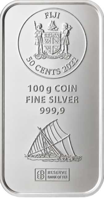 Lingotin 100 g Fidji