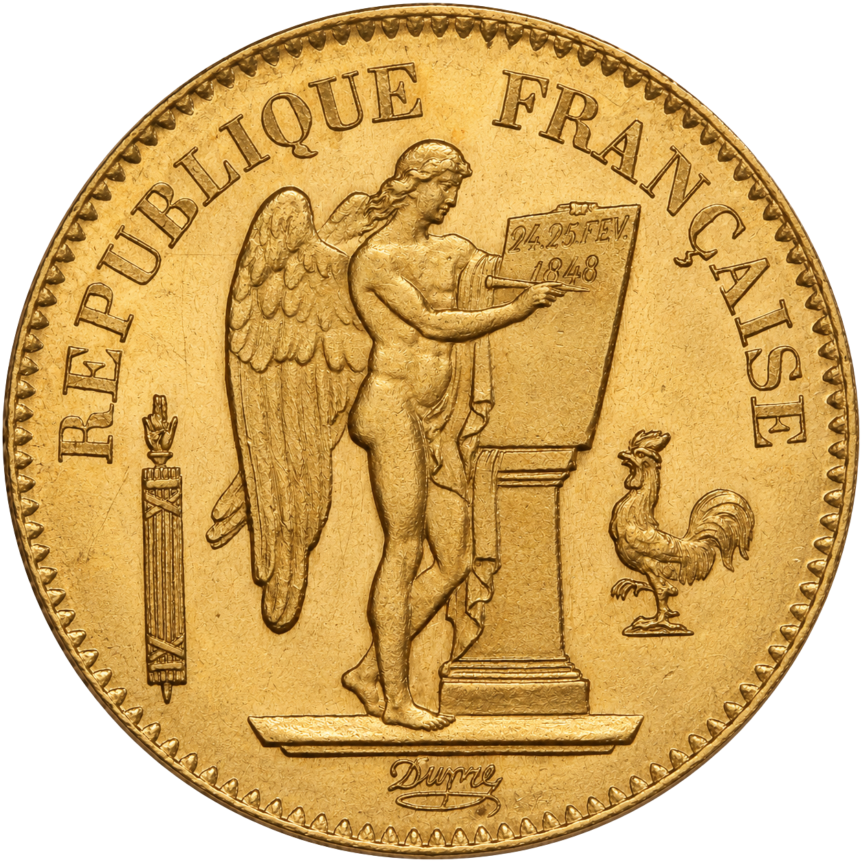 20 Francs Génie IIe République