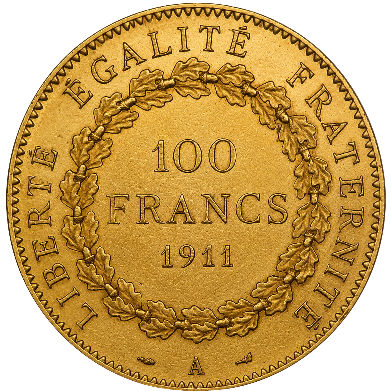 100 Francs Génie Tranche Inscrite : Liberté Égalité Fraternité