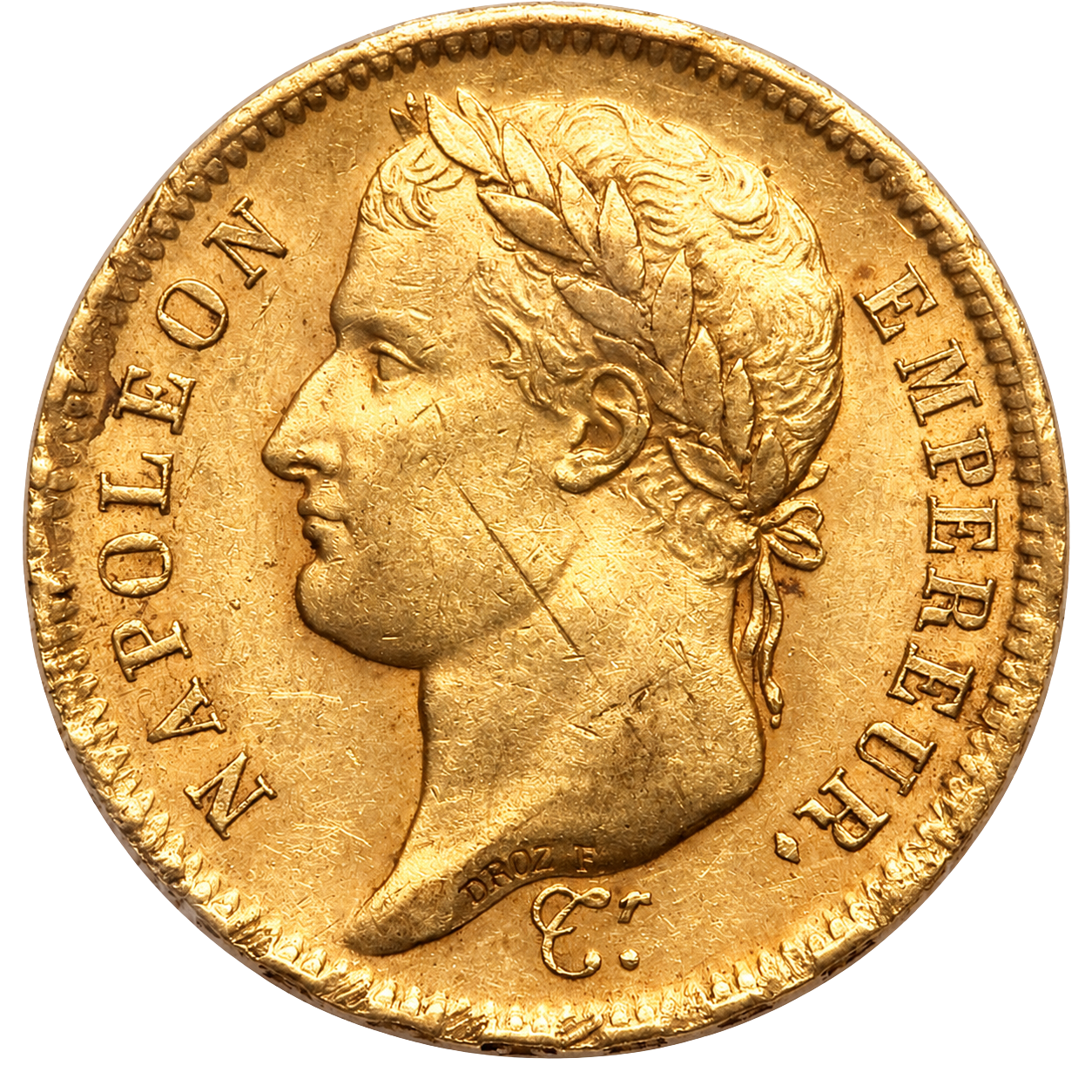 40 Francs Napoléon Ier Tête Laurée République Française