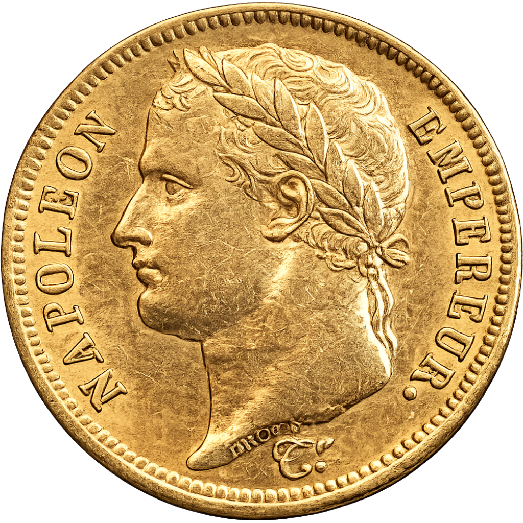 40 Francs Napoléon Ier Tête Laurée Empire Français