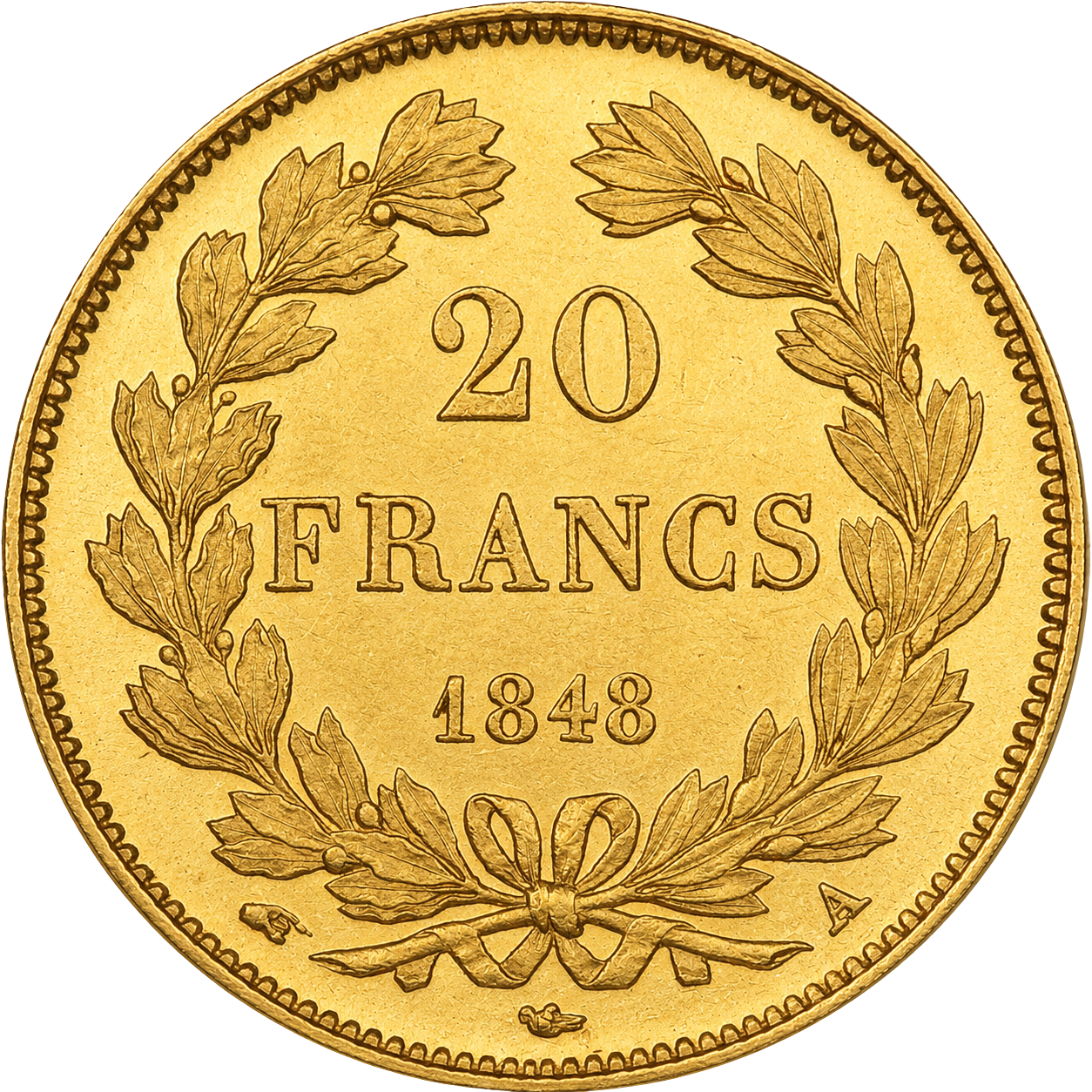 20 Francs Louis-Philippe Ier Tête Laurée