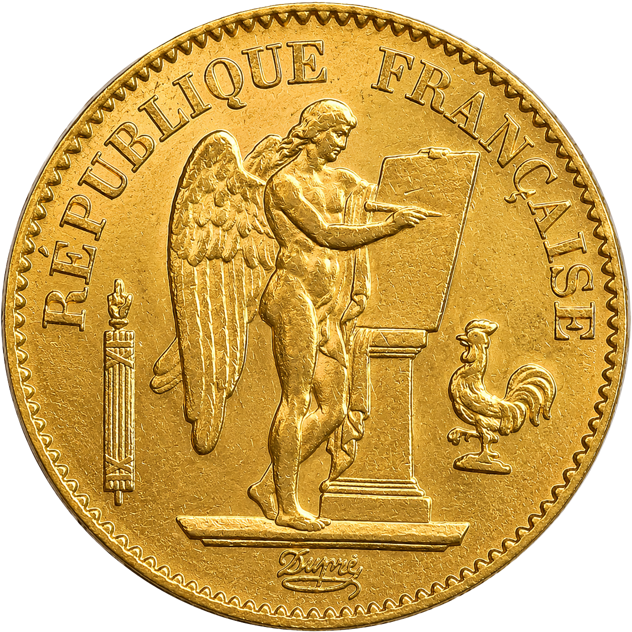 20 Francs Génie IIIe République