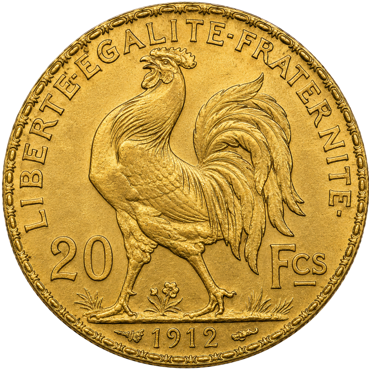 20 Francs Marianne Coq « Liberté Égalité Fraternité »