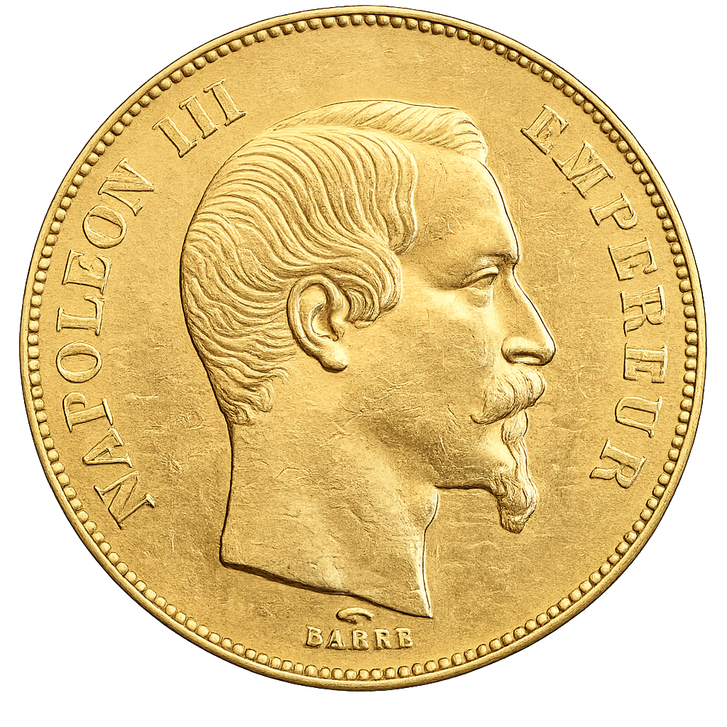 50 Francs Napoléon III Tête Nue