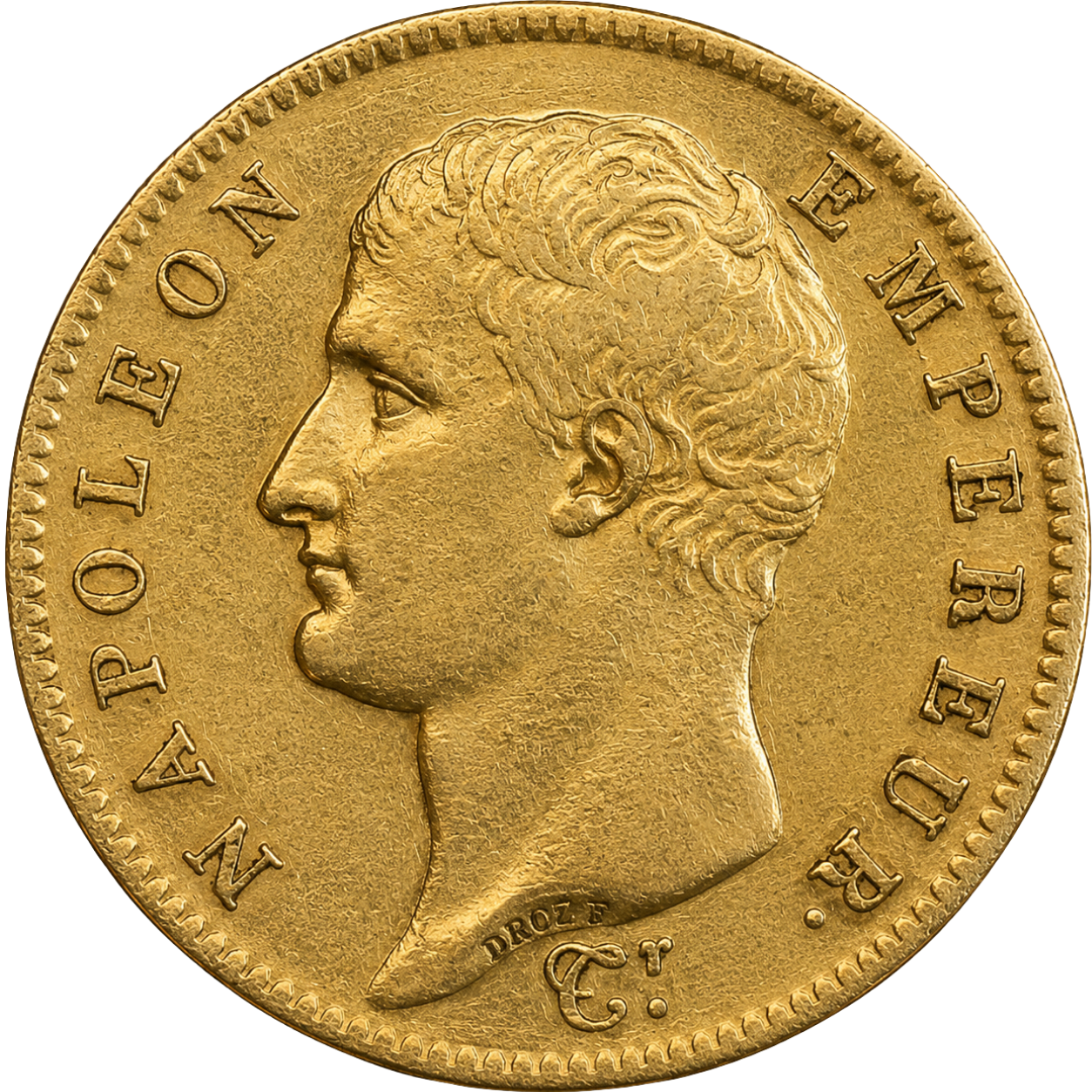 20 Francs Napoléon Ier Tête Nue Calendrier Grégorien