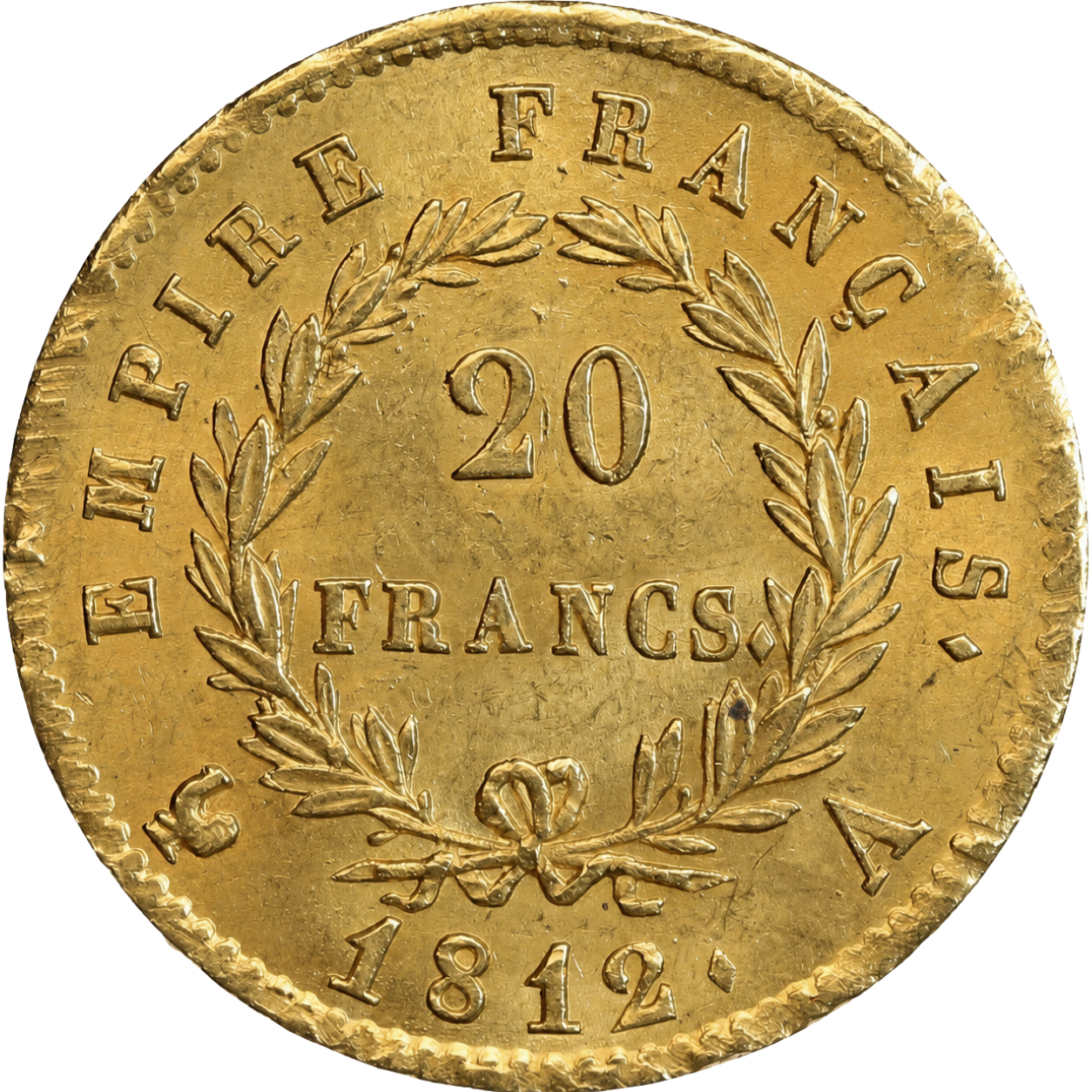 20 Francs Napoléon Ier Tête Laurée Empire Français